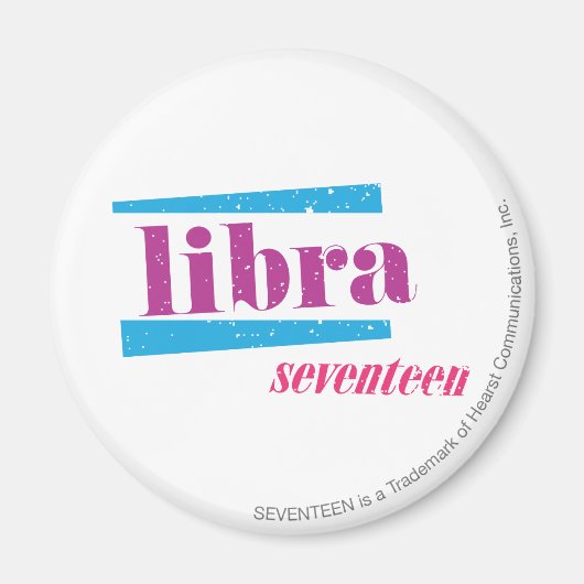 Libra Paars Magneet (Voorkant)