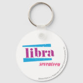 Libra Paars Sleutelhanger (Voorkant)
