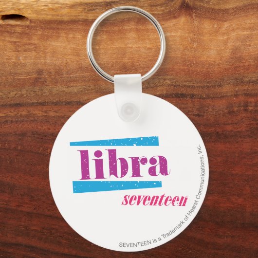 Libra Paars Sleutelhanger (Voorkant)