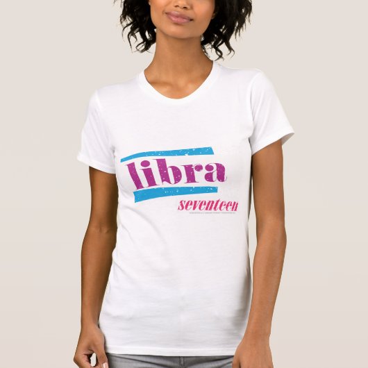 Libra Paars T-shirt (Voorkant)