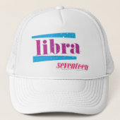 Libra Paars Trucker Pet (Voorkant)