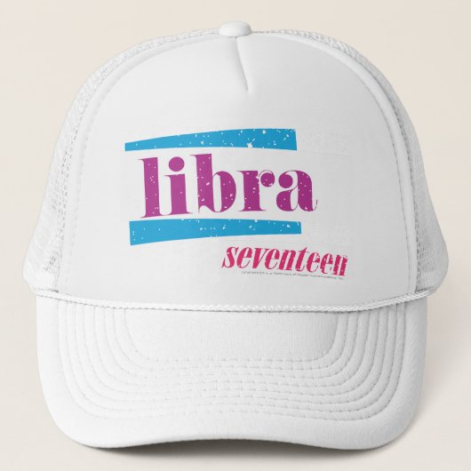 Libra Paars Trucker Pet (Voorkant)