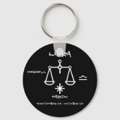 Libra Personalized Sleutelhanger (Voorkant)