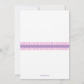 Libra Photo Birthday Party Invitation Kaart (Achterkant)