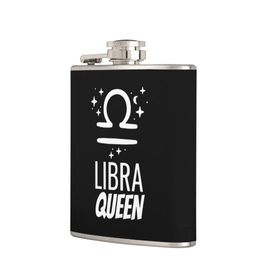 Libra Queen Vinyl Wrapped Flask Heupfles (Links)