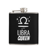 Libra Queen Vinyl Wrapped Flask Heupfles (Voorkant)