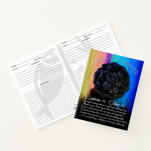 Libra Recept Journal Notitieboek (Binnen)