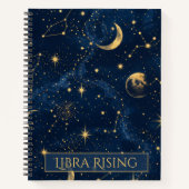 Libra Rising Hemelastrologie Notitieboek (Voorkant)