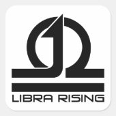 Libra Rising Music Sticker Sheet (Voorkant)
