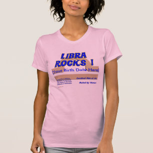 Libra Rocks. T-shirt