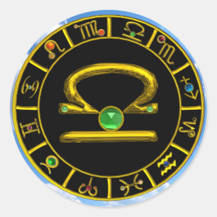 LIBRA RONDE STICKER
