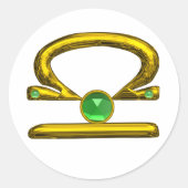 LIBRA RONDE STICKER (Voorkant)