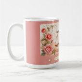 Libra Rose Art Nouveau Mok (Links)