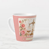 Libra Rozen Art Nouveau Kleine Latte Mok (Linkerhoek)