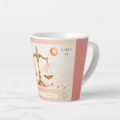 Libra Rozen Art Nouveau Kleine Latte Mok (Rechterhoek)