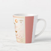 Libra Rozen Art Nouveau Kleine Latte Mok (Rechts)