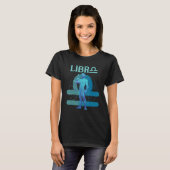 Libra Scale Symbol Astrology Constellation Birth S T-shirt (Voorkant volledig)