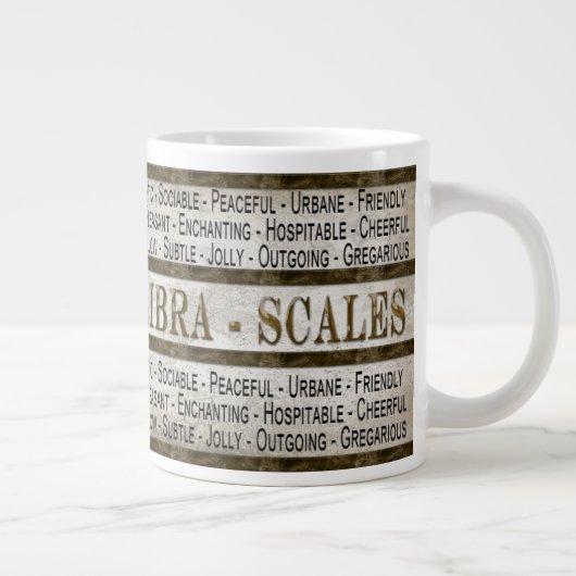 LIBRA - SCALES - MOK COFFEE/SOUP/JUMBO - TEKST (Rechts)
