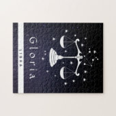 Libra Scales Zodiac Sign Celestial Cosmic Sky Name Legpuzzel (Horizontaal)