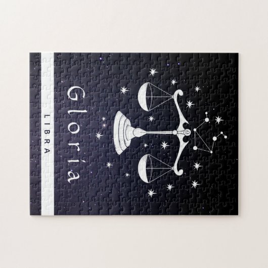 Libra Scales Zodiac Sign Celestial Cosmic Sky Name Legpuzzel (Horizontaal)