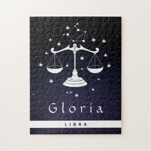 Libra Scales Zodiac Sign Celestial Cosmic Sky Name Legpuzzel (Verticaal)