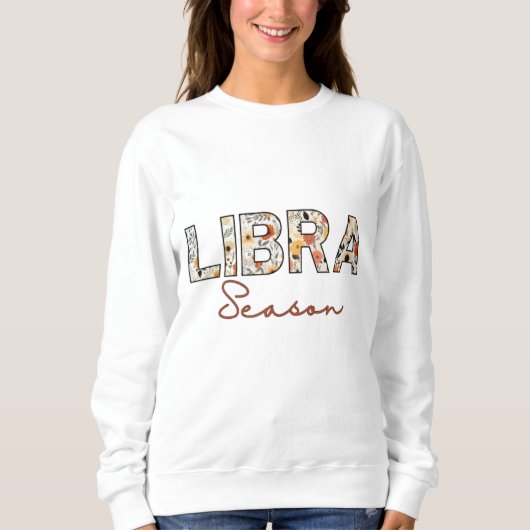 Libra seizoen sweatshirt voor vrouwen (Voorkant)