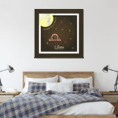 Libra September 24 to October 23 Leinwand Canvas Afdruk (Insitu (Slaapkamer))