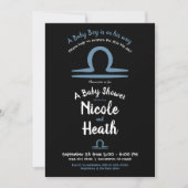 LIBRA september oktober astrologie babyshower Kaart (Voorkant)