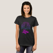 Libra September Oktober Astrology T-shirt (Voorkant volledig)