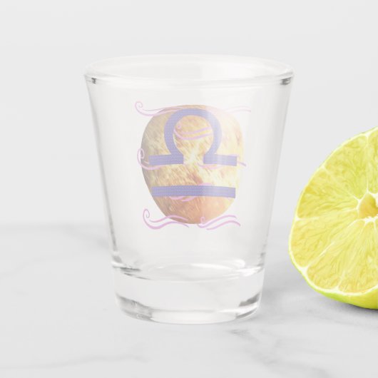 Libra Shot Glas (Achterkant)