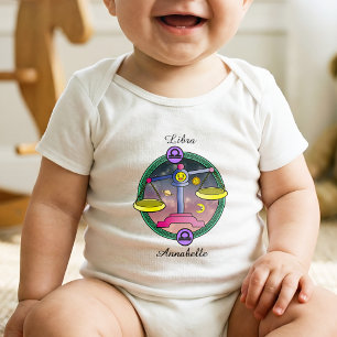Libra Sterrenbeeld Astrologie Cartoon Horoscoop Romper