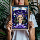 Libra Sterrenbeeld BluePoster - Harmonieus en Luch Poster