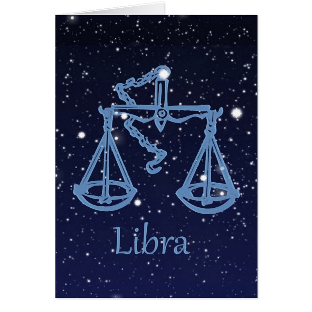Libra Sterrenbeeld en Sterrenbeeld Libra (Voorkant)