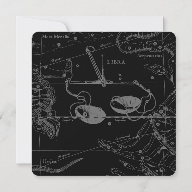 Libra Sterrenbeeld Hevelius 1690 Sept23 - Oct22 (Voorkant)