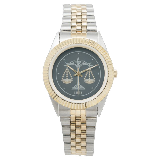 Libra Sterrenbeeld Horloge (Voorkant)