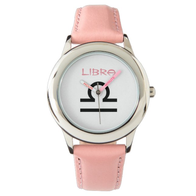 Libra Sterrenbeeld Horloges voor Kinderen. (Voorkant)