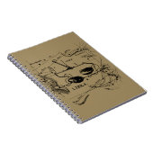 Libra Sterrenbeeld Kaart Hevelius 1690 Decor Notitieboek (Rechterzijde)