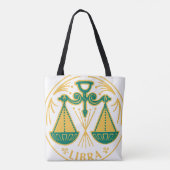 Libra Sterrenbeeld op een Tote Bag (Achterkant)