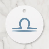 LIBRA Sterrenbeeld September Oktober Astrologie Ba Bedankjes Labels (Achterkant)