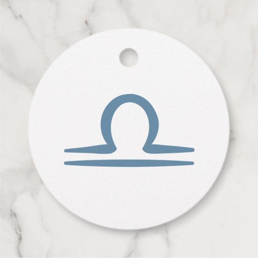 LIBRA Sterrenbeeld September Oktober Astrologie Ba Bedankjes Labels (Achterkant)