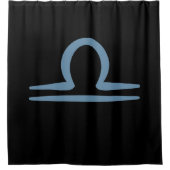 LIBRA Sterrenbeeld September Oktober Geboorte Astr Douchegordijn (Voorkant)
