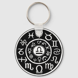 Libra Sterrenbeeld Sleutelhanger