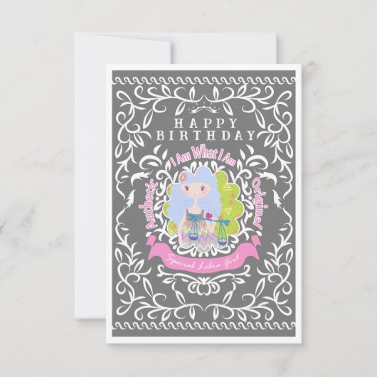 Libra Sterrenbeeld Verjaardag (Voorkant)