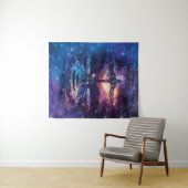 Libra Sterrenbeeld Watercolorontwerp Wandkleed (In Situ (horizontaal))