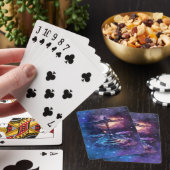 Libra Sterrenbeeld Waterverf Design Pokerkaarten (Insitu)