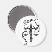 Libra Sterrensymbool Magneet (Voorkant / Achterkant)
