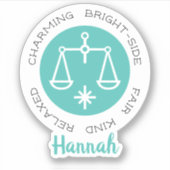 Libra Sticker (Voorkant)