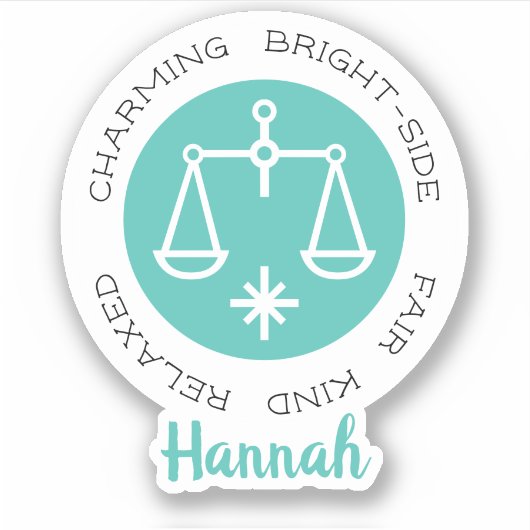 Libra Sticker (Voorkant)