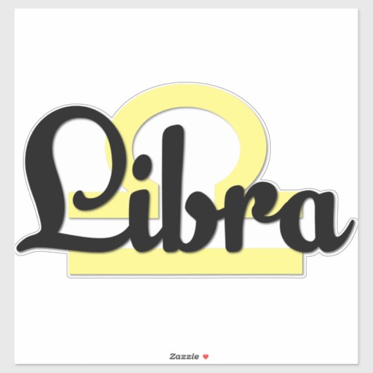 Libra Sticker (Vel)
