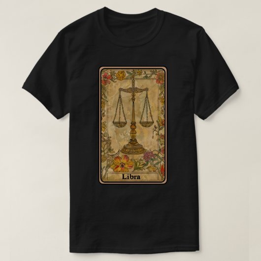 Libra Sun Sign T-shirt (Design voorkant)